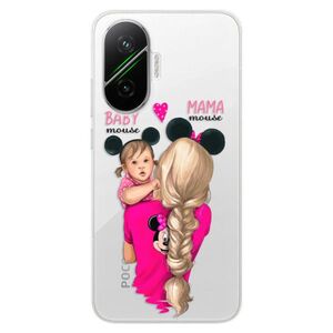 Silikonové pouzdro iSaprio - Mama Mouse Blond and Girl - Poco F7 obraz