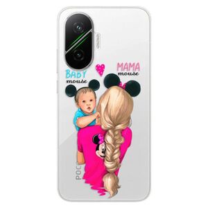 Silikonové pouzdro iSaprio - Mama Mouse Blonde and Boy - Poco F7 obraz