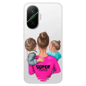 Silikonové pouzdro iSaprio - Super Mama - Boy and Girl - Poco F7 obraz