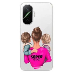 Silikonové pouzdro iSaprio - Super Mama - Two Boys - Poco F7 obraz