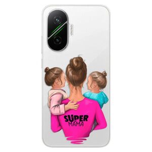 Silikonové pouzdro iSaprio - Super Mama - Two Girls - Poco F7 obraz
