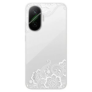 Silikonové pouzdro iSaprio - White Lace 02 - Poco F7 obraz