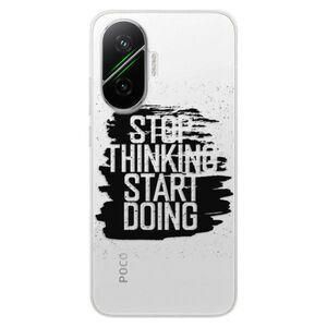Silikonové pouzdro iSaprio - Start Doing - black - Poco F7 obraz