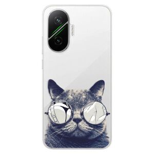 Silikonové pouzdro iSaprio - Crazy Cat 01 - Poco F7 obraz