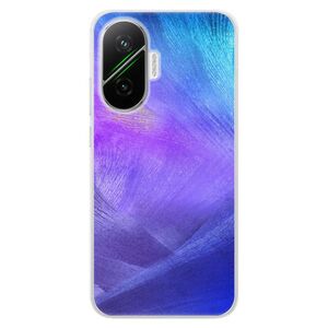Silikonové pouzdro iSaprio - Purple Feathers - Poco F7 obraz