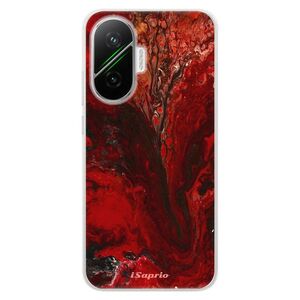 Silikonové pouzdro iSaprio - RedMarble 17 - Poco F7 obraz