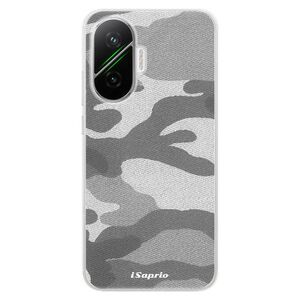 Silikonové pouzdro iSaprio - Gray Camuflage 02 - Poco F7 obraz