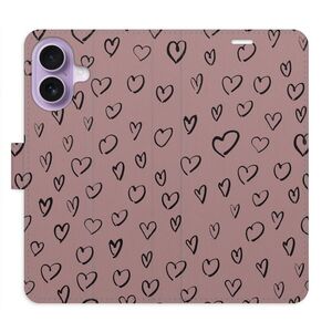 Flipové pouzdro iSaprio - Heart Dark 02 - iPhone 17 obraz