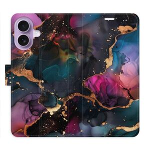 Flipové pouzdro iSaprio - Dark Marble - iPhone 17 obraz