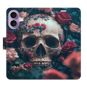 Flipové pouzdro iSaprio - Skull in Roses 02 - iPhone 17 obraz