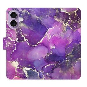 Flipové pouzdro iSaprio - Purple Marble - iPhone 17 obraz