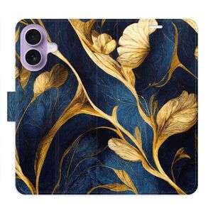 Flipové pouzdro iSaprio - GoldBlue - iPhone 17 obraz