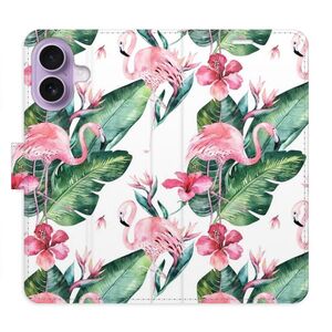 Flipové pouzdro iSaprio - Flamingos Pattern - iPhone 17 obraz