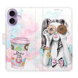 Flipové pouzdro iSaprio - Donut Worry Girl - iPhone 17 obraz