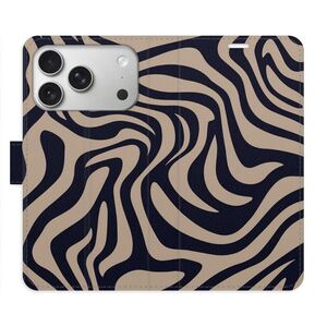 Flipové pouzdro iSaprio - Zebra Black 02 - iPhone 17 Pro obraz