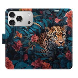 Flipové pouzdro iSaprio - Flower Jaguar 02 - iPhone 17 Pro obraz