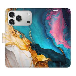 Flipové pouzdro iSaprio - Colourful Marble - iPhone 17 Pro obraz