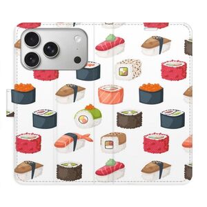 Flipové pouzdro iSaprio - Sushi Pattern 02 - iPhone 17 Pro obraz