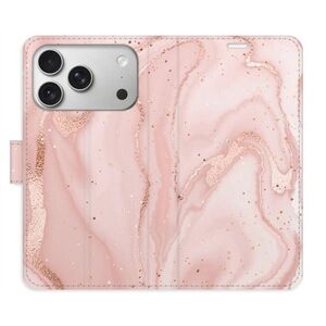 Flipové pouzdro iSaprio - RoseGold Marble - iPhone 17 Pro obraz