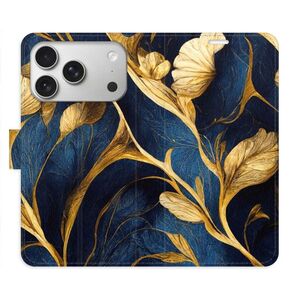 Flipové pouzdro iSaprio - GoldBlue - iPhone 17 Pro obraz
