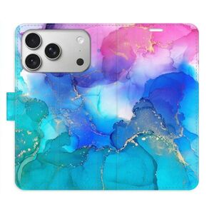 Flipové pouzdro iSaprio - BluePink Paint - iPhone 17 Pro obraz