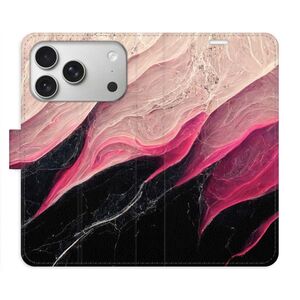 Flipové pouzdro iSaprio - BlackPink Marble - iPhone 17 Pro obraz