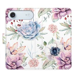 Flipové pouzdro iSaprio - Succulents Pattern - iPhone 17 Air obraz