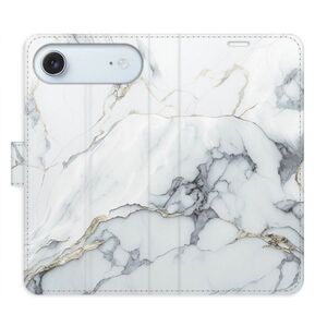 Flipové pouzdro iSaprio - SilverMarble 15 - iPhone 17 Air obraz