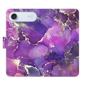 Flipové pouzdro iSaprio - Purple Marble - iPhone 17 Air obraz