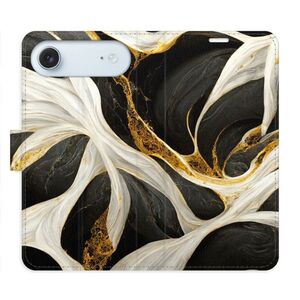 Flipové pouzdro iSaprio - BlackGold Marble - iPhone 17 Air obraz