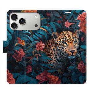 Flipové pouzdro iSaprio - Flower Jaguar 02 - iPhone 17 Pro Max obraz