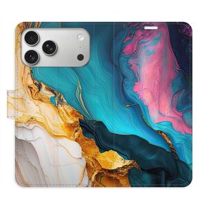 Flipové pouzdro iSaprio - Colourful Marble - iPhone 17 Pro Max obraz