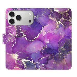 Flipové pouzdro iSaprio - Purple Marble - iPhone 17 Pro Max obraz