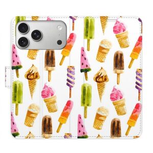 Flipové pouzdro iSaprio - Ice Cream Pattern - iPhone 17 Pro Max obraz