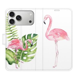Flipové pouzdro iSaprio - Flamingos - iPhone 17 Pro Max obraz