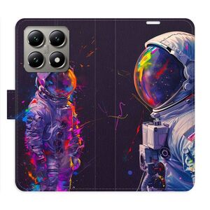 Flipové pouzdro iSaprio - Neon Astronaut 02 - Xiaomi 14T obraz