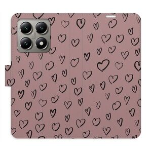 Flipové pouzdro iSaprio - Heart Dark 02 - Xiaomi 14T obraz