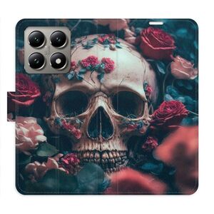 Flipové pouzdro iSaprio - Skull in Roses 02 - Xiaomi 14T obraz