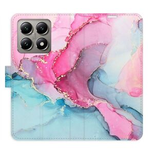 Flipové pouzdro iSaprio - PinkBlue Marble - Xiaomi 14T obraz