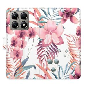 Flipové pouzdro iSaprio - Pink Flowers 02 - Xiaomi 14T obraz