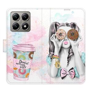 Flipové pouzdro iSaprio - Donut Worry Girl - Xiaomi 14T obraz