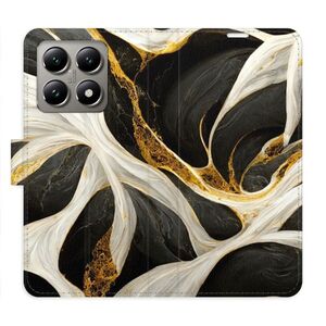 Flipové pouzdro iSaprio - BlackGold Marble - Xiaomi 14T obraz