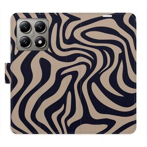 Flipové pouzdro iSaprio - Zebra Black 02 - Xiaomi 14T Pro obraz