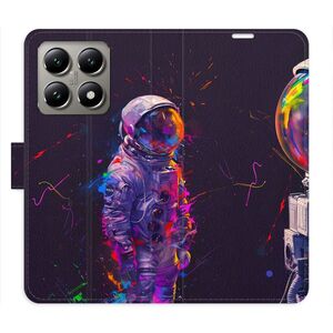 Flipové pouzdro iSaprio - Neon Astronaut 02 - Xiaomi 14T Pro obraz