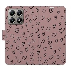 Flipové pouzdro iSaprio - Heart Dark 02 - Xiaomi 14T Pro obraz