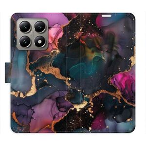 Flipové pouzdro iSaprio - Dark Marble - Xiaomi 14T Pro obraz