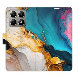 Flipové pouzdro iSaprio - Colourful Marble - Xiaomi 14T Pro obraz