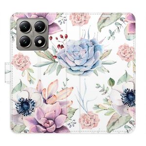 Flipové pouzdro iSaprio - Succulents Pattern - Xiaomi 14T Pro obraz