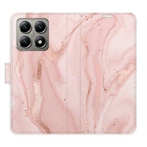 Flipové pouzdro iSaprio - RoseGold Marble - Xiaomi 14T Pro obraz