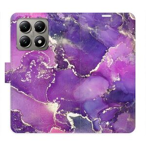 Flipové pouzdro iSaprio - Purple Marble - Xiaomi 14T Pro obraz